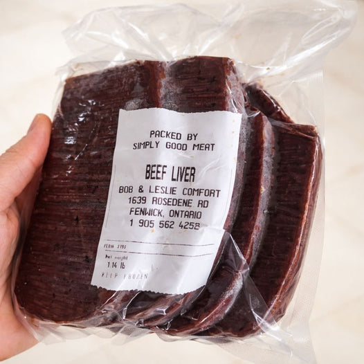 New Comfort Farms Beef Liver!