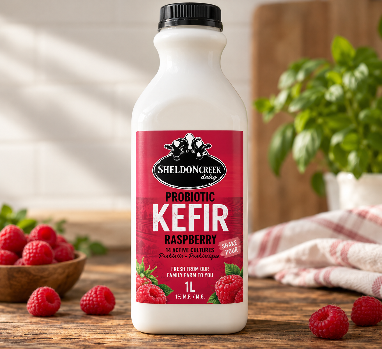 Raspberry Kefir
