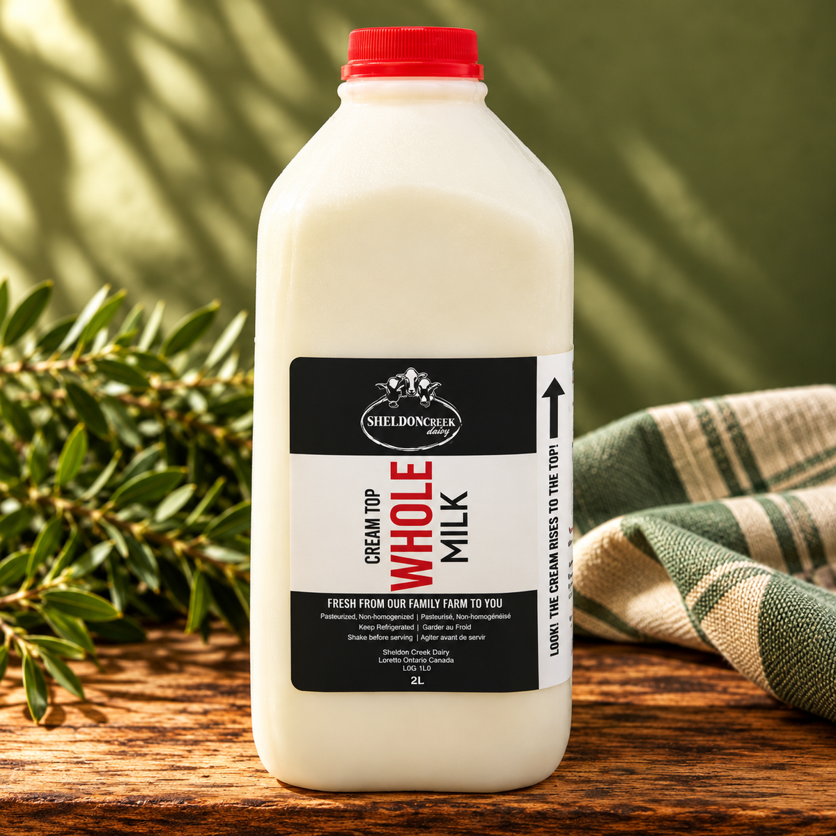Cream Top, Non Homogenized, Whole Milk
