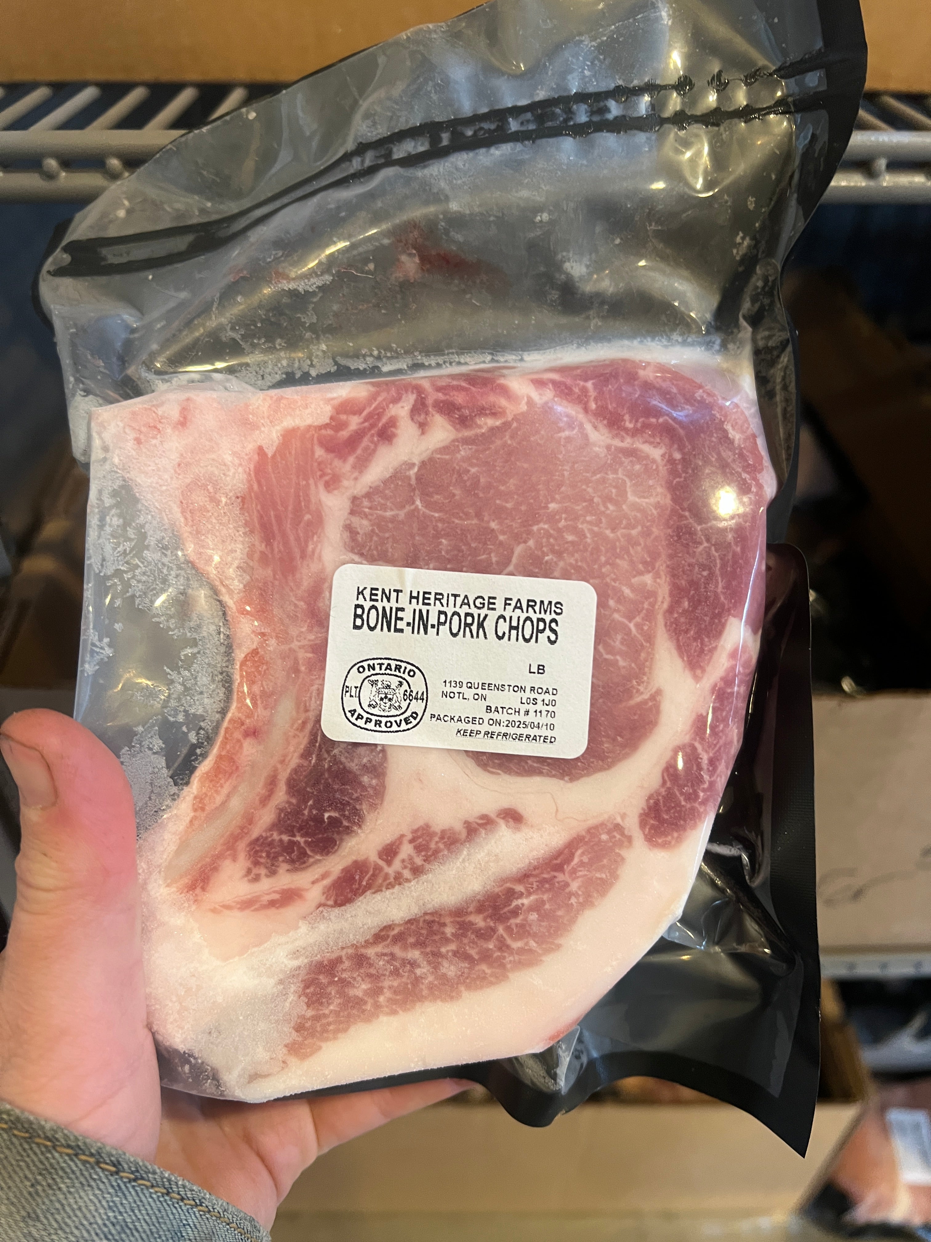 Bone in Pork Chops