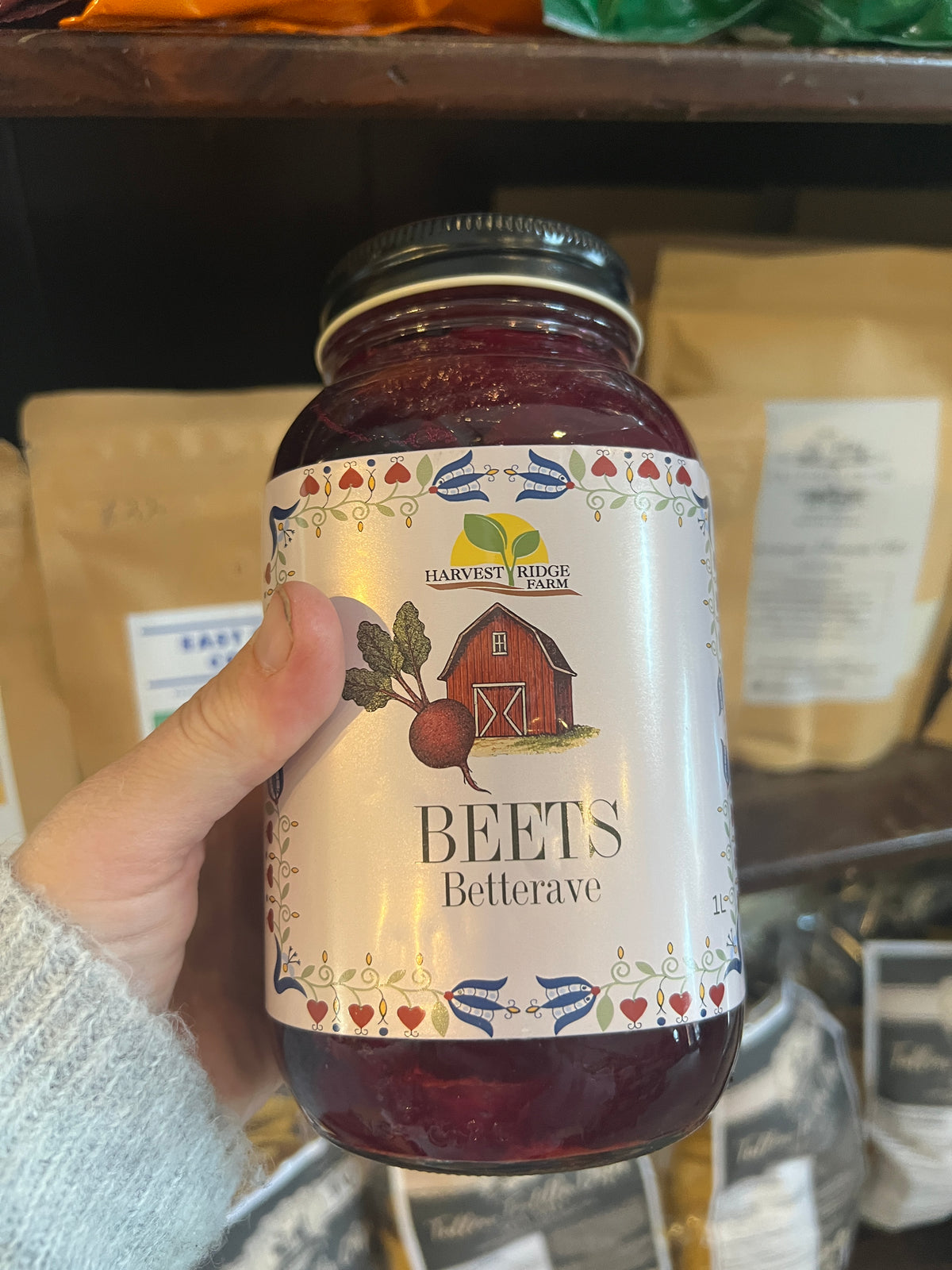Harvest Ridge Farm Jarred Beets FD