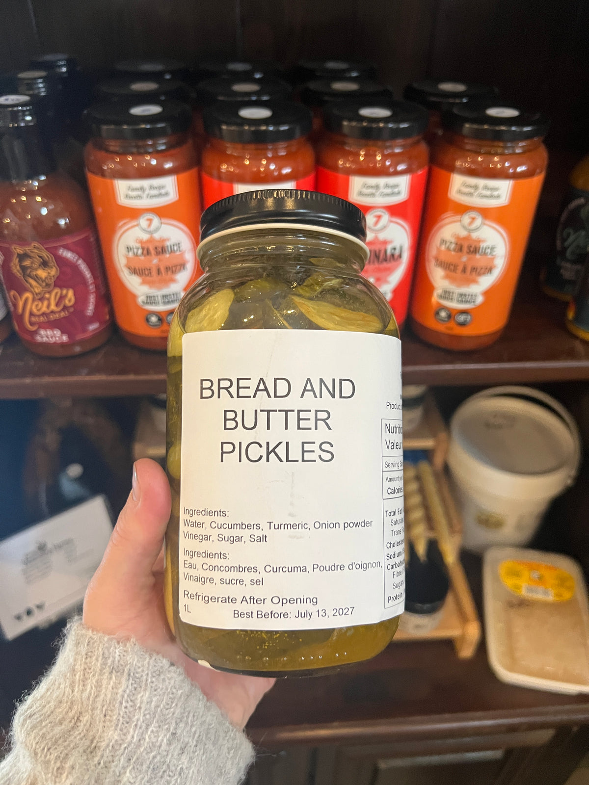 Harvest Ridge Farm Bread and Butter Pickles FD