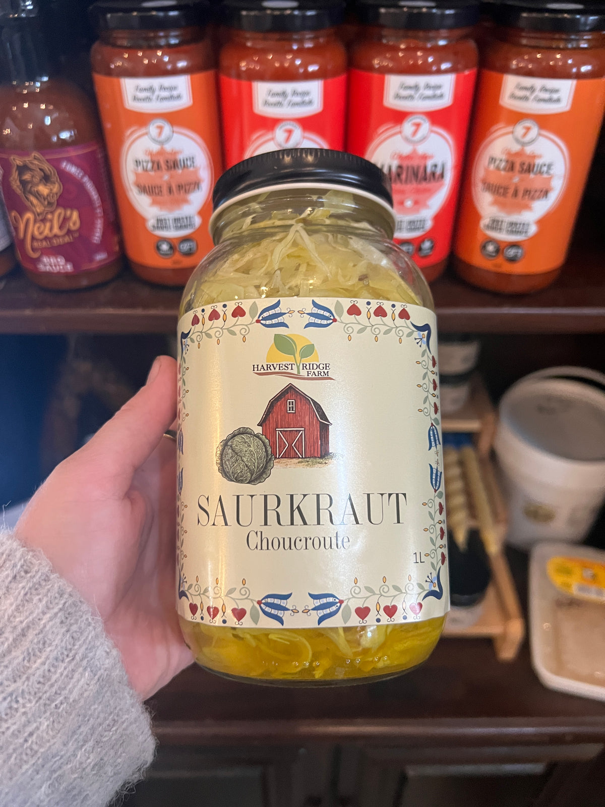 Harvest Ridge Farm Turmeric Sauerkraut FD