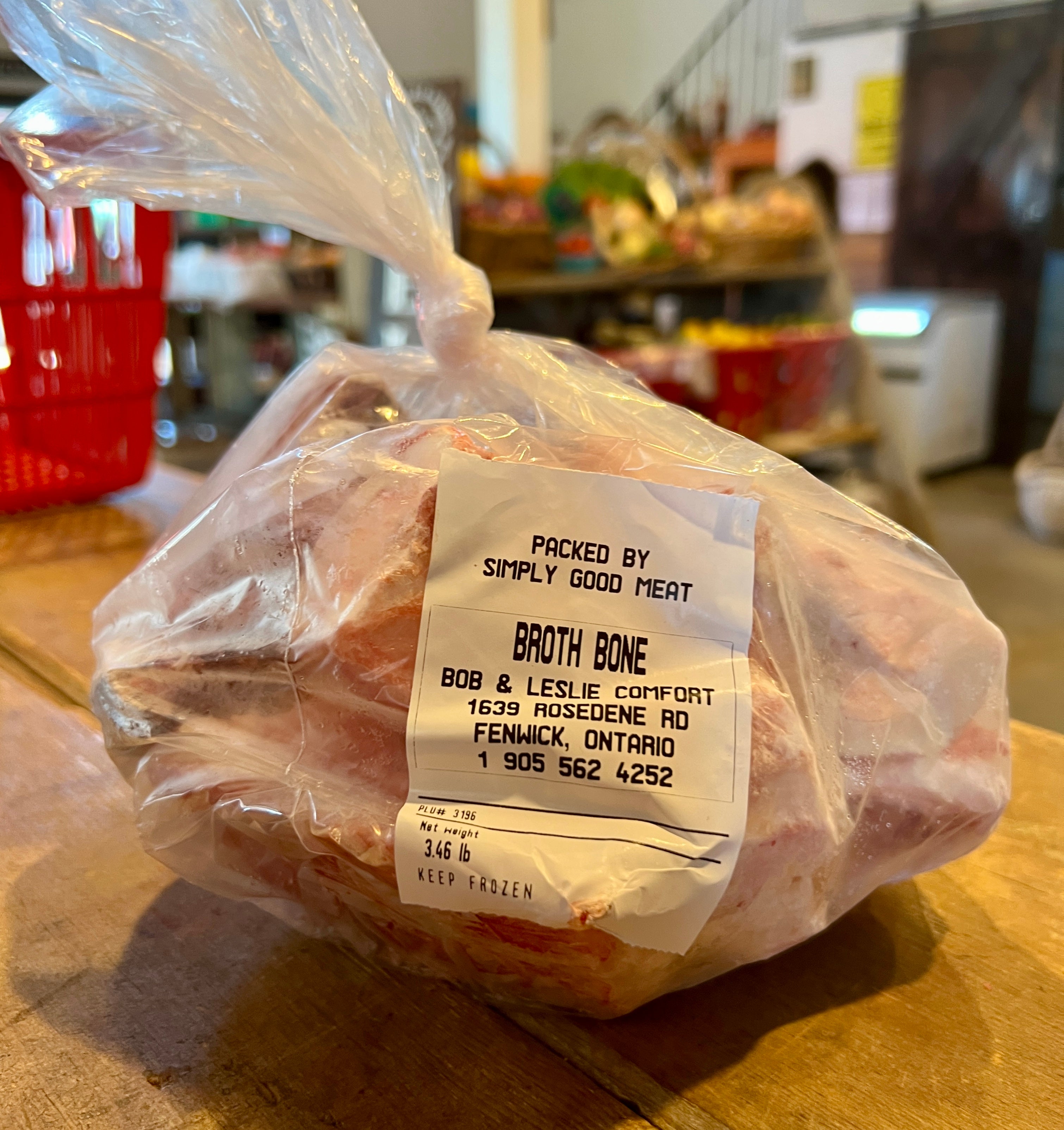 Broth Bones $1 off per Pound