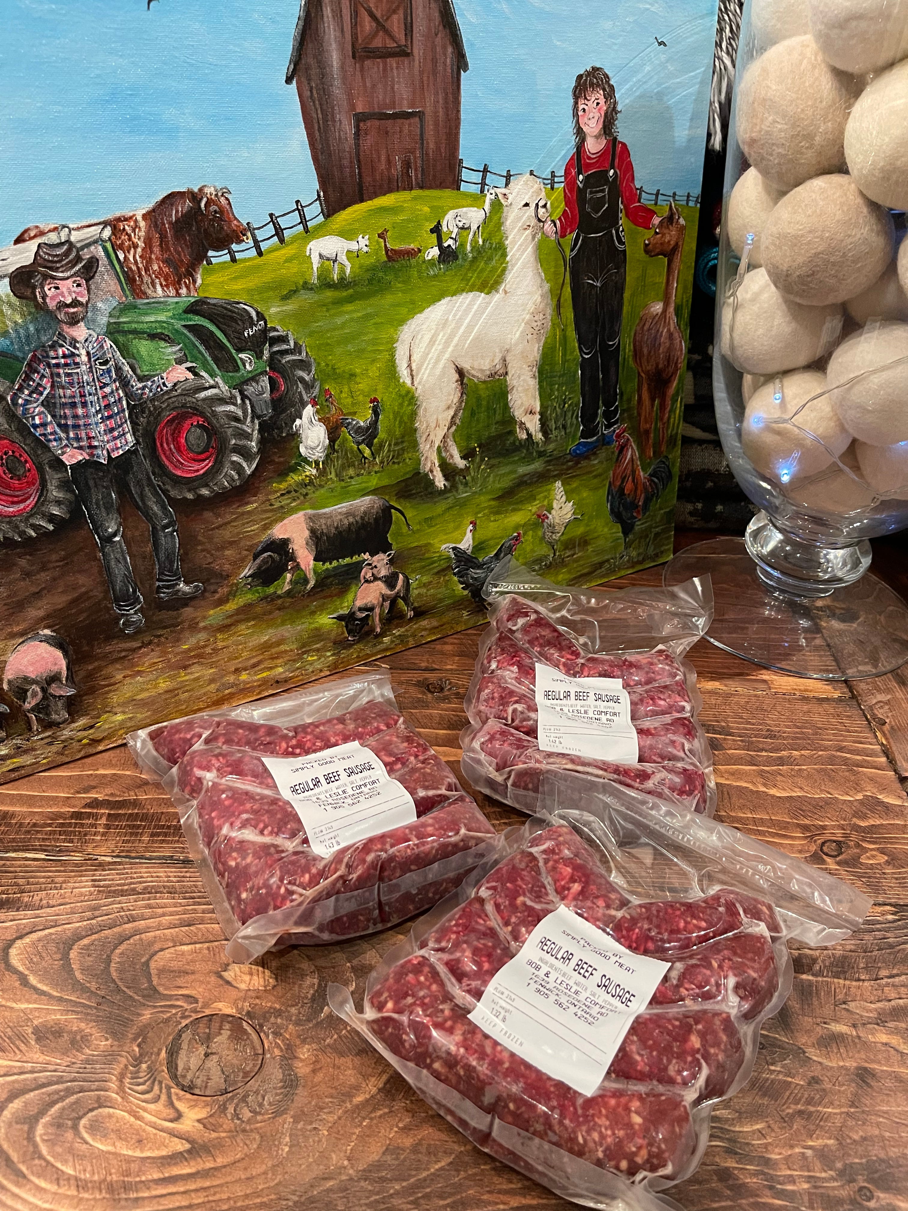 Comfort BEEF Sausage now $3 off