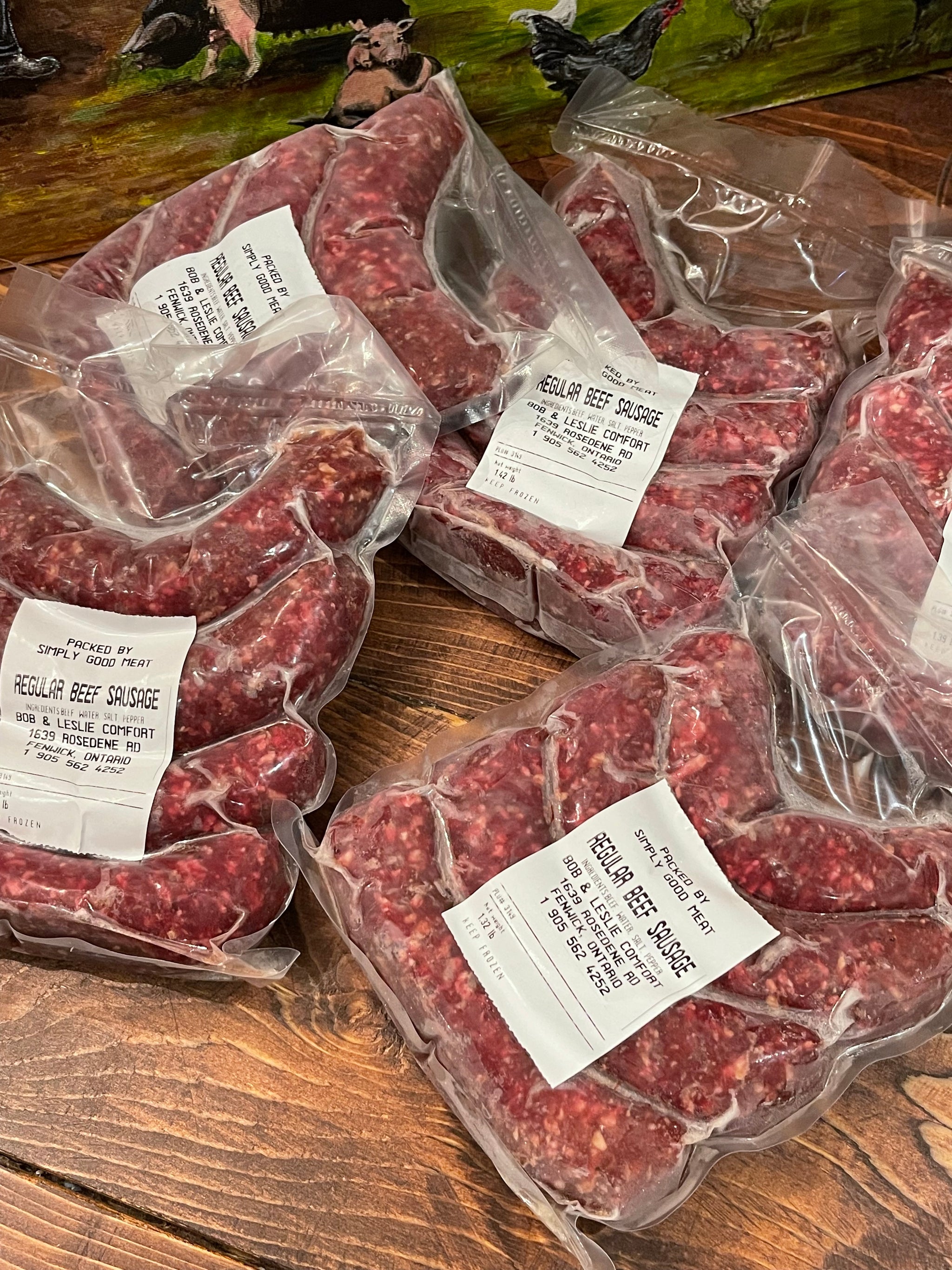 Comfort BEEF Sausage now $3 off