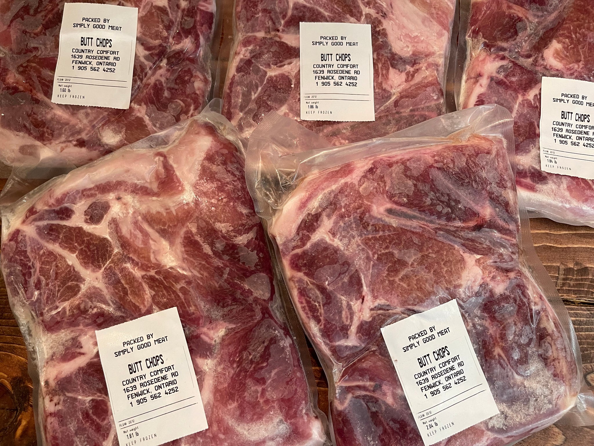 New! Pork Butt Chops 2lb Pack $4 off
