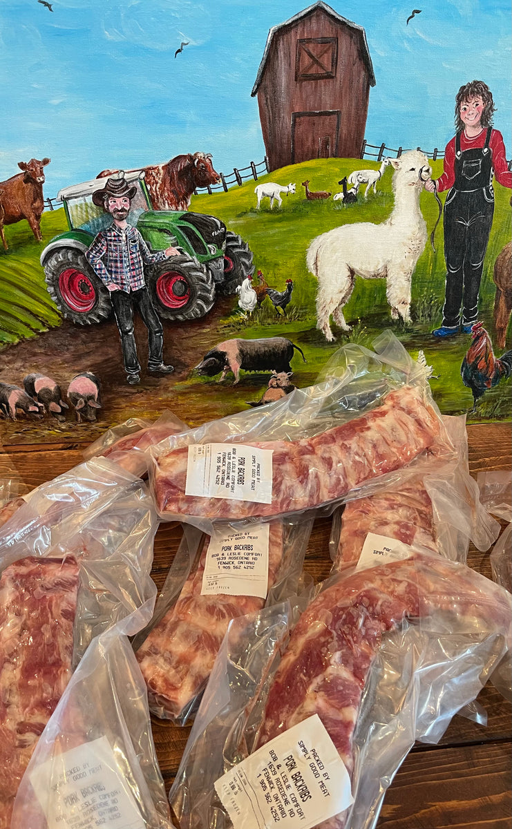 NEW! 2lb Heritage Pork Back Ribs – Small Scale Farms