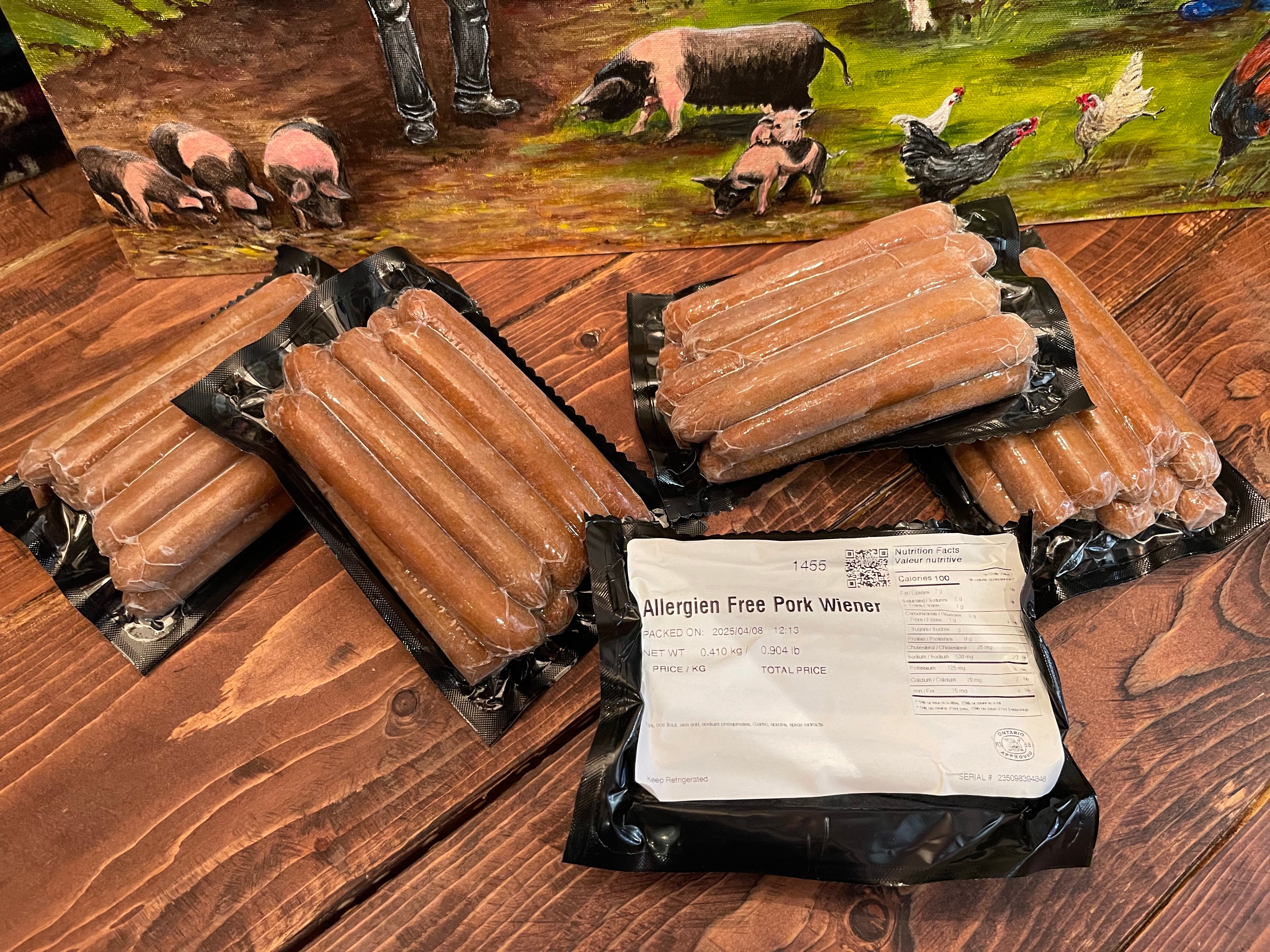Nitrate Free Heritage Pork Hot Dogs FD