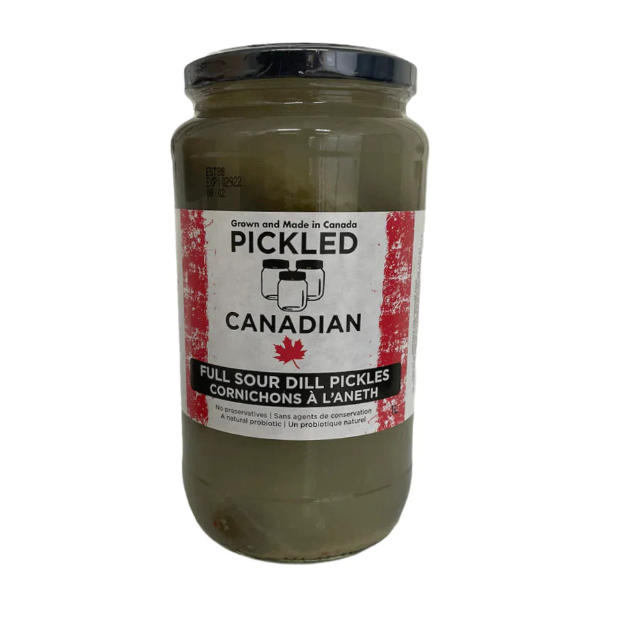 Pickled Canadian Garlic Dill Pickles